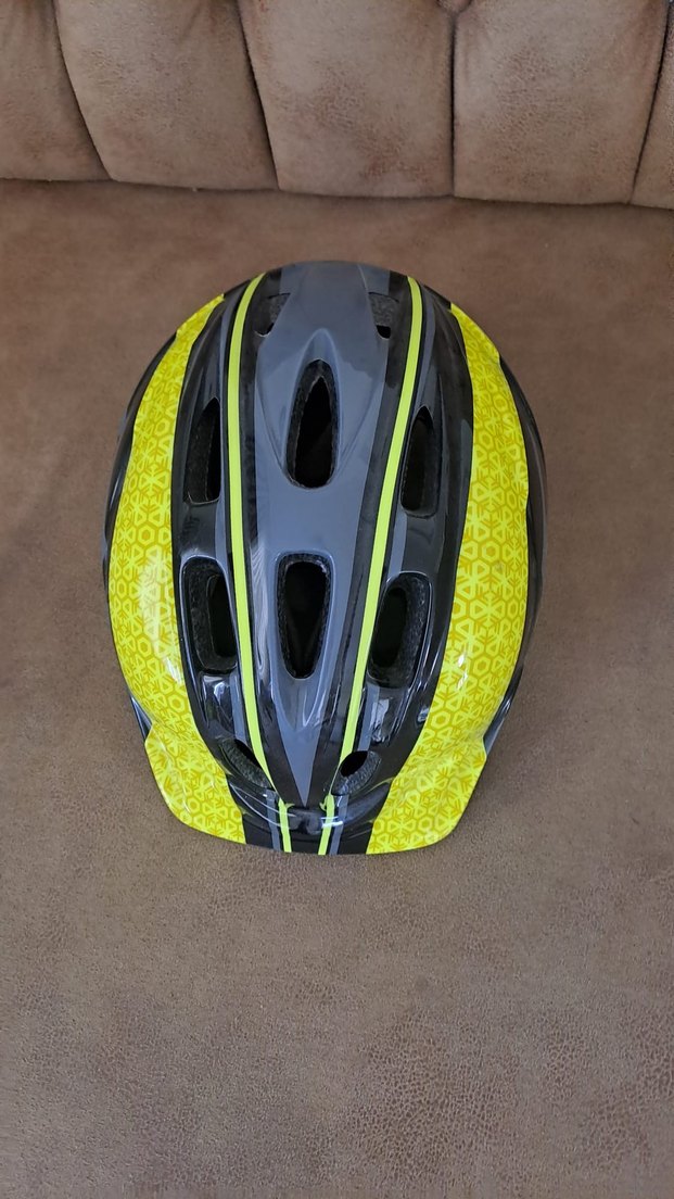 Sarı Biker bisiklet ÇocukKaskı - Görsel 2