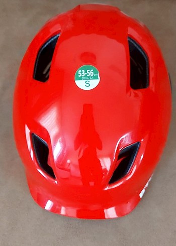 Kırmızı Çocuk bisiklet Kaskı - Görsel 2