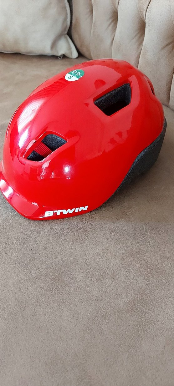 Kırmızı Çocuk bisiklet Kaskı - Görsel 3