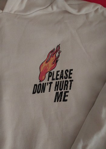 l Beden Bej Kapüşonlu Unisex Sweatshirt