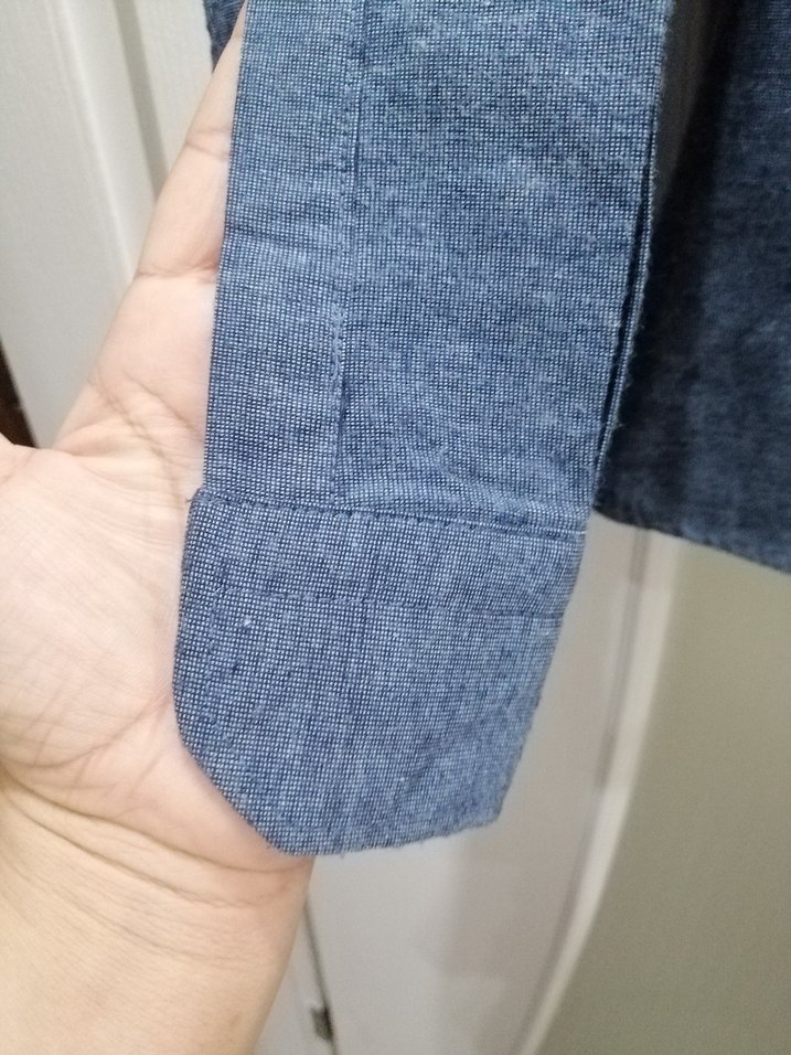 Koyu Mavi Erkek Gömlek - Görsel 5