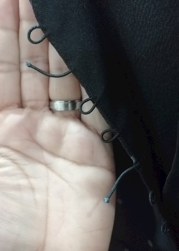 Siyah Puantiyeli V Yakalı Mini ifon Elbise - Görsel 7