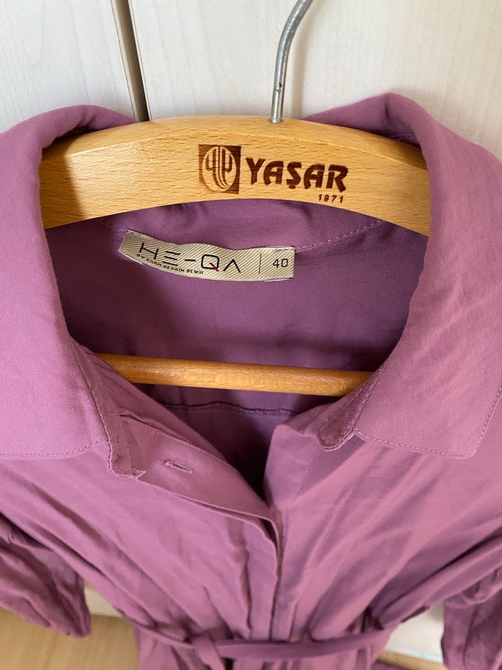 HEQA gömlek elbise - Görsel 3