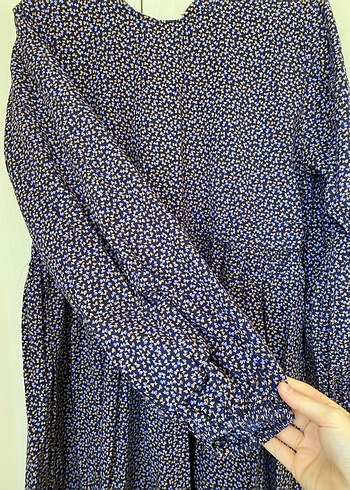 Robalı tesettür elbise - Görsel 2