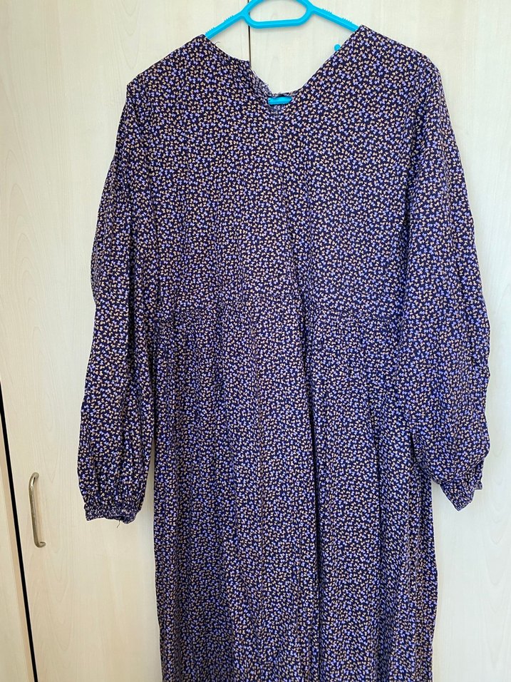 Robalı tesettür elbise - Görsel 3