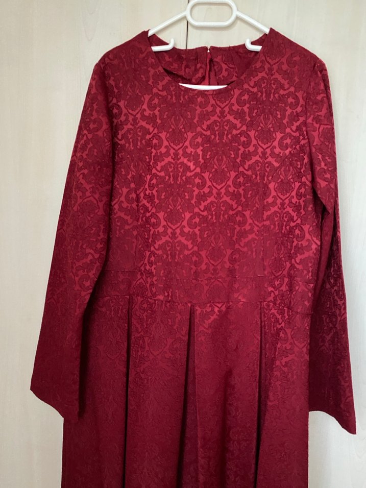 Bordo abiye - Görsel 2