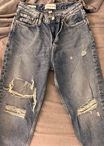 m Beden gri Renk Calvin klien Regular Fit Kadın Denim Jean