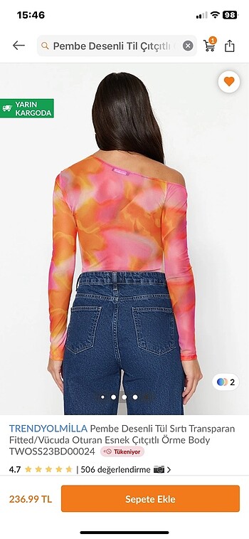 l Beden Trendyolmila çıtçıtlı body