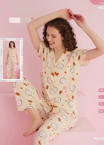 Kısa kollu gömlek pijama takımı 