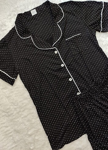 Diğer Şortlu pijama takımı gömlek pijama