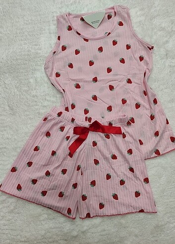 Şortlu pijama takımı yazlık 