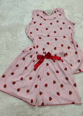 Diğer Şortlu pijama takımı yazlık