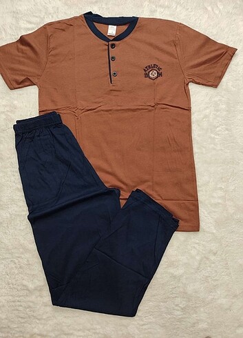 Erkek pijama takımı kısa kol yazlık 