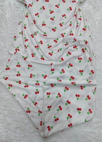 l Beden Kısa kol pijama takımı yazlık
