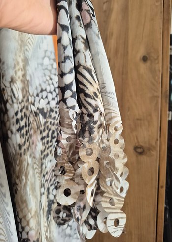 Bohem Yılan Desenli Uzun Etek - Görsel 3