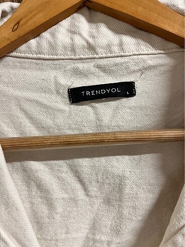 l Beden ten rengi Renk Trendyol Kot ceket