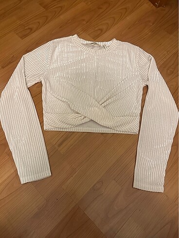 Koton fitilli kadife crop