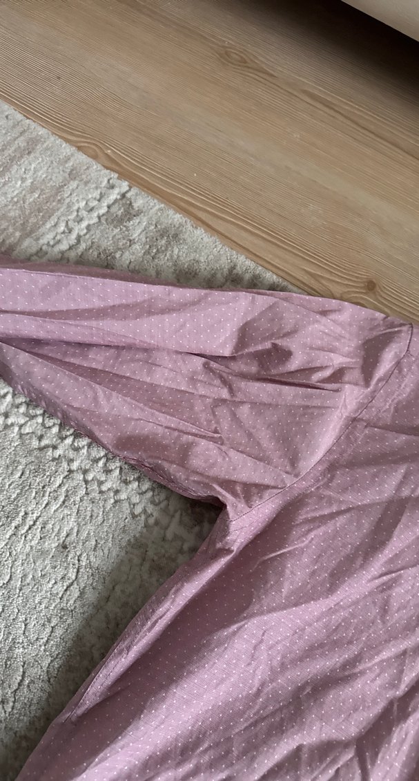 Bordo Keten Erkek Gömlek - Görsel 4