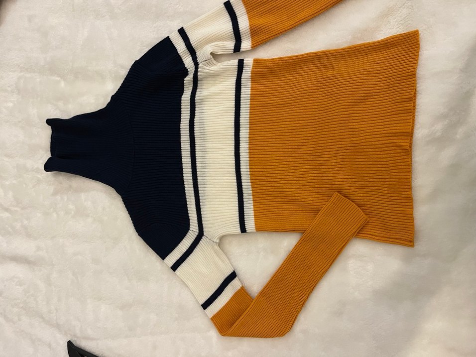 Kadın Lacivert Balıkçı Yaka Örgü Kazak - Görsel 2