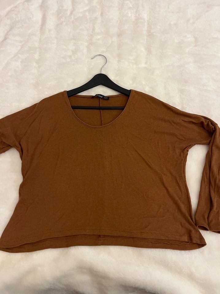 Kahverengi Kadın  Salaş Kazak - Görsel 2