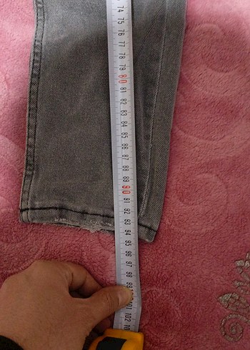 Gri Jean Pantalon 31 Beden - Görsel 3