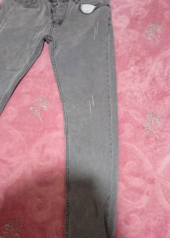 Gri Jean Pantalon 31 Beden - Görsel 2