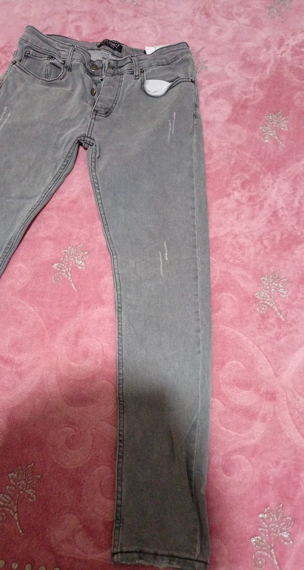 Gri Jean Pantalon 31 Beden - Görsel 2