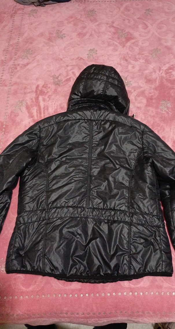 Siyah Fermuarlı Erkek Kışlık Ceket - Görsel 5