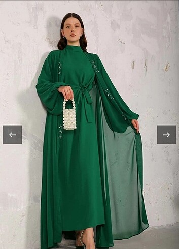 44 Beden Melike Tatar elbise abaya