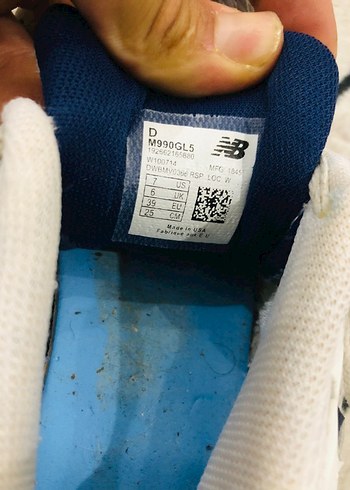 New Balance Beyaz Spor Ayakkabı - Görsel 5