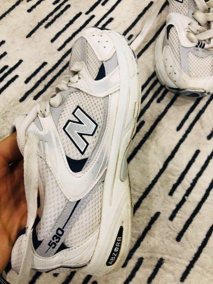 New Balance Beyaz Spor Ayakkabı - Görsel 3