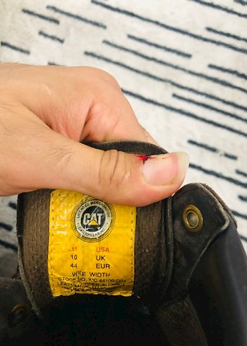 CAT Kahverengi Deri bot 44 numara - Görsel 4