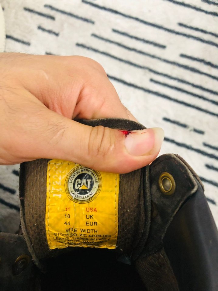 CAT Kahverengi Deri bot 44 numara - Görsel 4