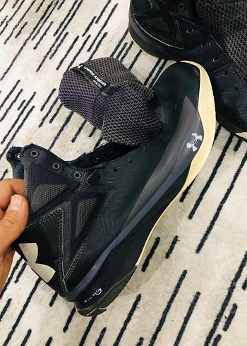 Under Armour Siyah Basketbol Ayakkabısı Velcro 44 numara - Görsel 4