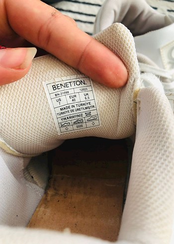 unisex BENETTON 40 NUMARA - Görsel 3