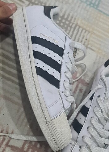 41 Beden beyaz Renk Orhinal adidas superstar
