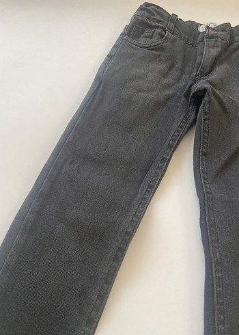 6 Yaş Beden 5-6 yaş Erkek Gri Denim Pantolon Regular Fit