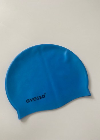 Avessa Mavi Elastik Kauçuk Yüzme Bonesi - Görsel 2