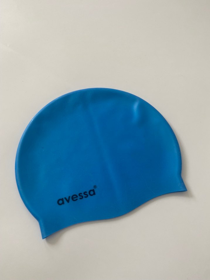 Avessa Mavi Elastik Kauçuk Yüzme Bonesi - Görsel 2