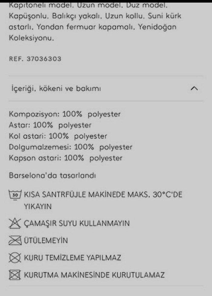 Mango 3-6 ay 
 Kürklü Bebek Tulumu - Görsel 5