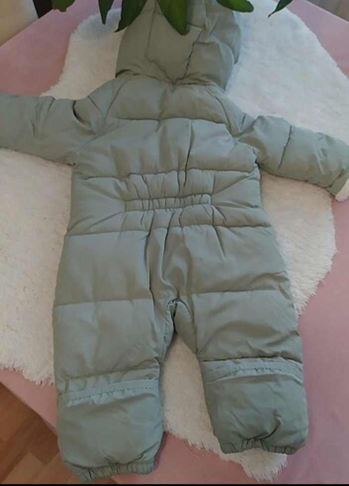 Mango 3-6 ay 
 Kürklü Bebek Tulumu - Görsel 2