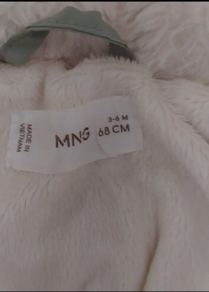 Mango 3-6 ay 
 Kürklü Bebek Tulumu - Görsel 4