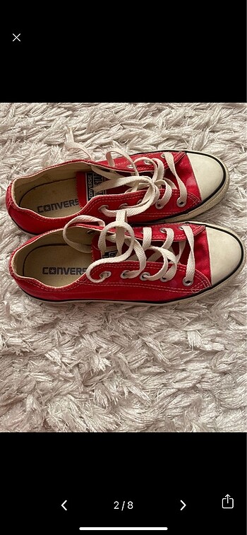 Converse Converse kadın kırmızı ayakkabı
