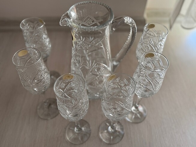 Paşabahçe Vintage kristal su takımı