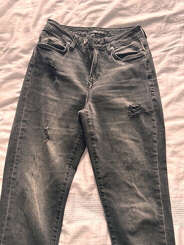xs Beden Mavi mom jean