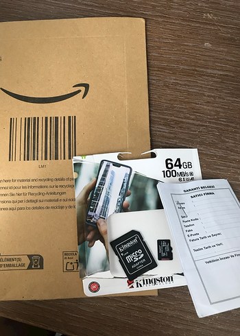 Kingston 64GB Micro SD Hafıza Kartı