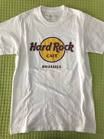 Hard Rock Cafe Beyaz Brussels Tişört