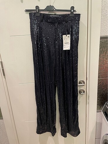 Zara payetli pantolon