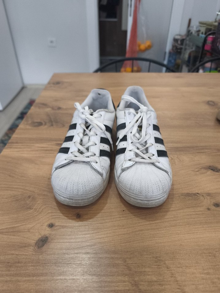 Adidas Beyaz Gri Kadın Spor Ayakkabı - Görsel 5