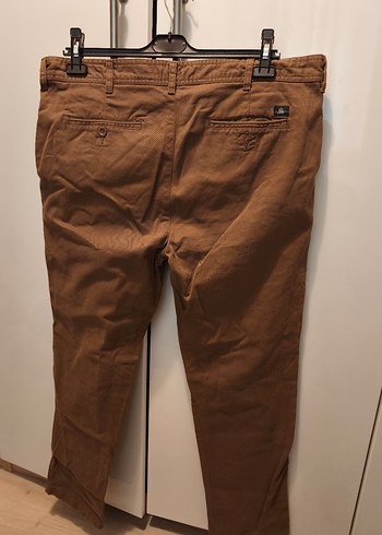 Erkek Kahverengi Keten Normal Boy Pantolon - Görsel 2